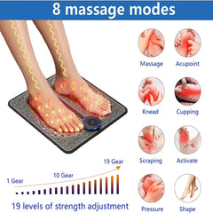 EMS Foot Massager Mat - Relieve Tired Legs & Boost Circulation at Home