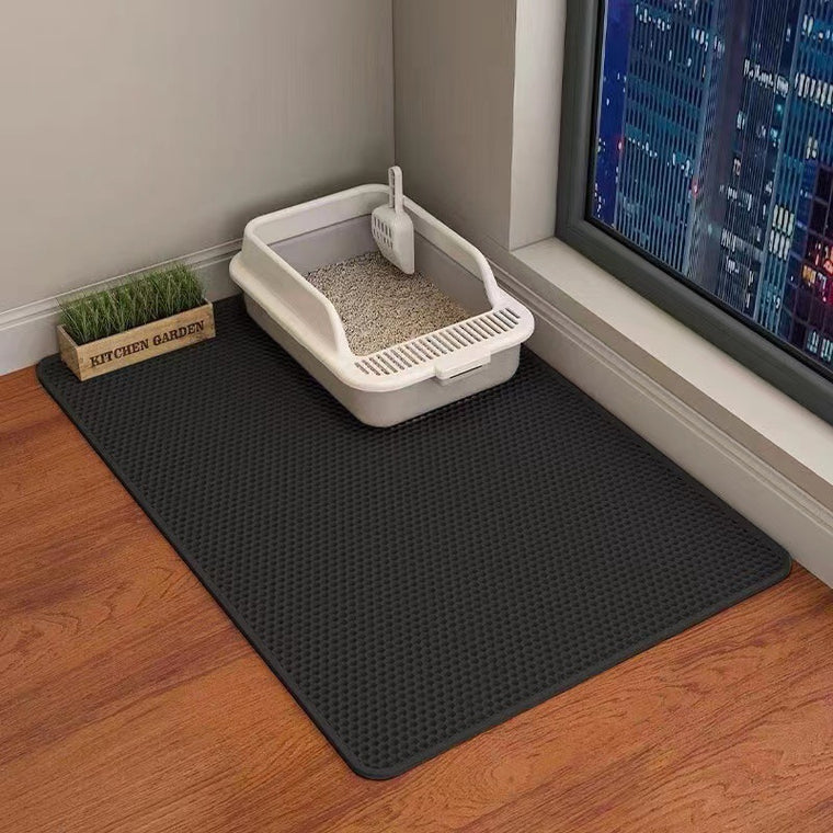Double Layer Cat Litter Mat — Stop the Scatter Before It Starts