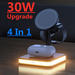 4-in-1 Magnetic Wireless Charging Station