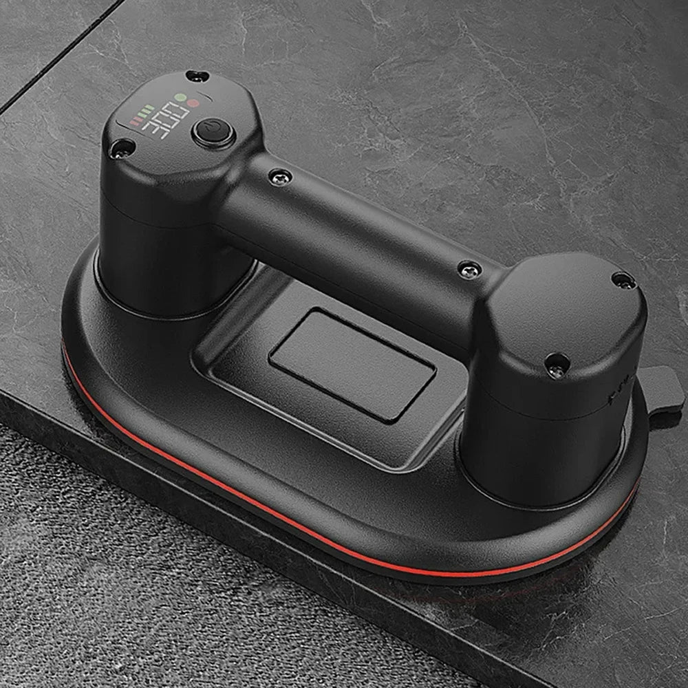 Electric Vacuum Suction Cup 300KG Load Heavy Duty Granite Tile Glass Lifter & Intelligent Display Industrial Grade