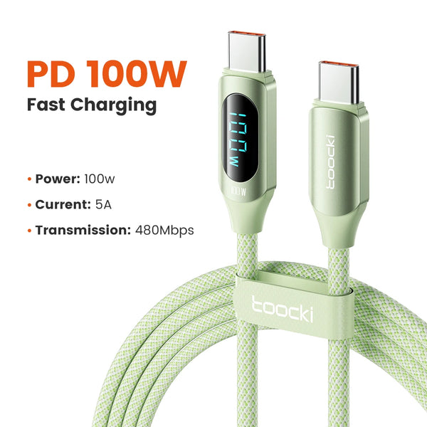 USB-C Fast Charging Cable Toocki 100W
