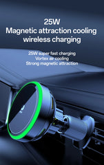 25W Qi2.2 MagSafe Wireless Charger with Air-Cooling Fan – iPhone 17–12 Pro Max