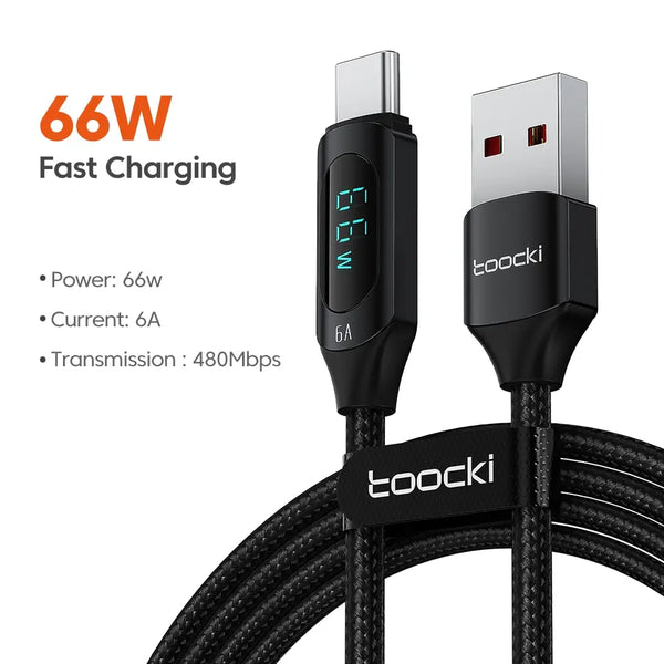 USB-C Fast Charging Cable Toocki 100W