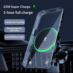 25W Qi2.2 MagSafe Wireless Charger with Air-Cooling Fan – iPhone 17–12 Pro Max