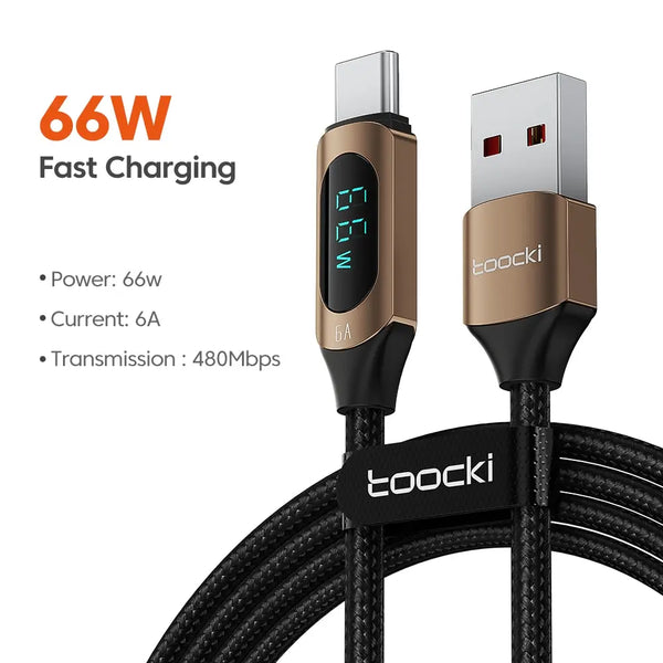 USB-C Fast Charging Cable Toocki 100W