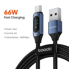 USB-C Fast Charging Cable Toocki 100W