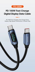 USB-C Fast Charging Cable Toocki 100W