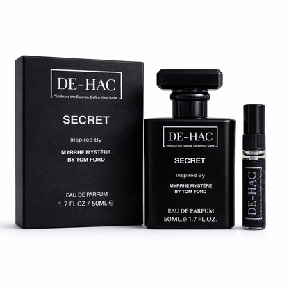 SECRET – Inspired by Myrrhe Mystère by Tom Ford | warm spices-cardamom, cinnamon, and saffron