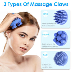 Electric Scalp Massager — Deep Relaxation for Your Head, Hair & Body