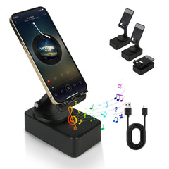 4-in-1 Wireless Speaker Stand with Power Bank & RGB Light