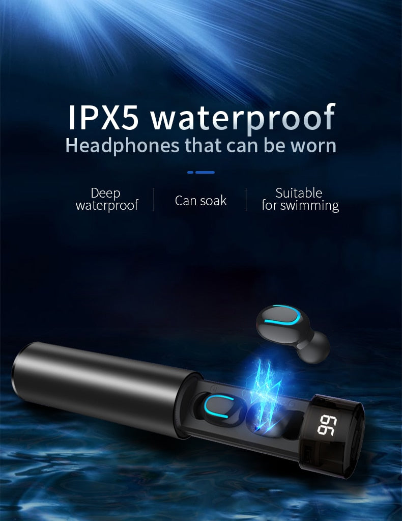 EarBud® - 3D Stereo Wireless Waterproof Earbuds