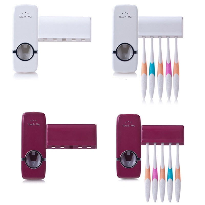 AutoPaste® - Toothbrush Holder Automatic Toothpaste Dispenser