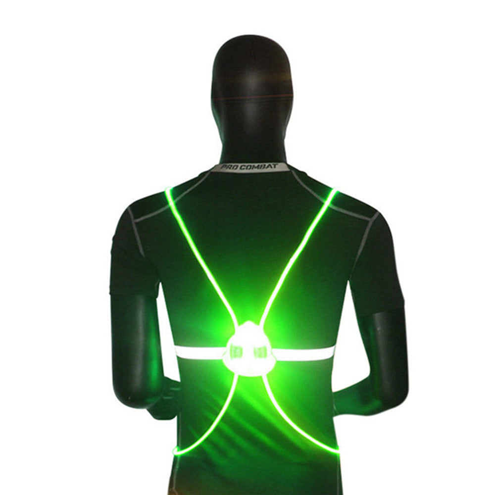 NightLED® - Multipurpose High Visibility 360 Reflective LED Flash Bike Running Vest