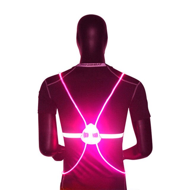 NightLED® - Multipurpose High Visibility 360 Reflective LED Flash Bike Running Vest