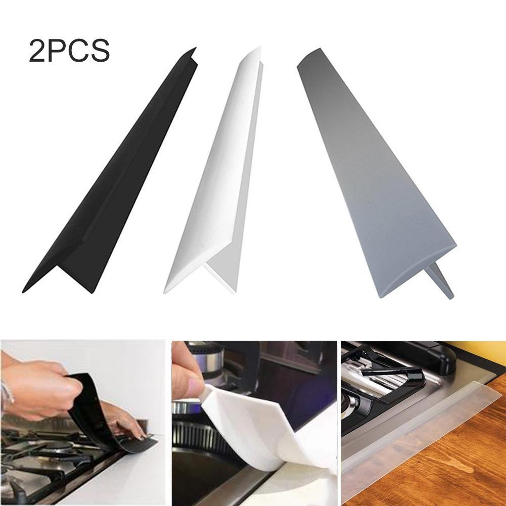 Side® - 2 Sets  Kitchen Silicone Stove Counter Gap Cover Heat Resistant