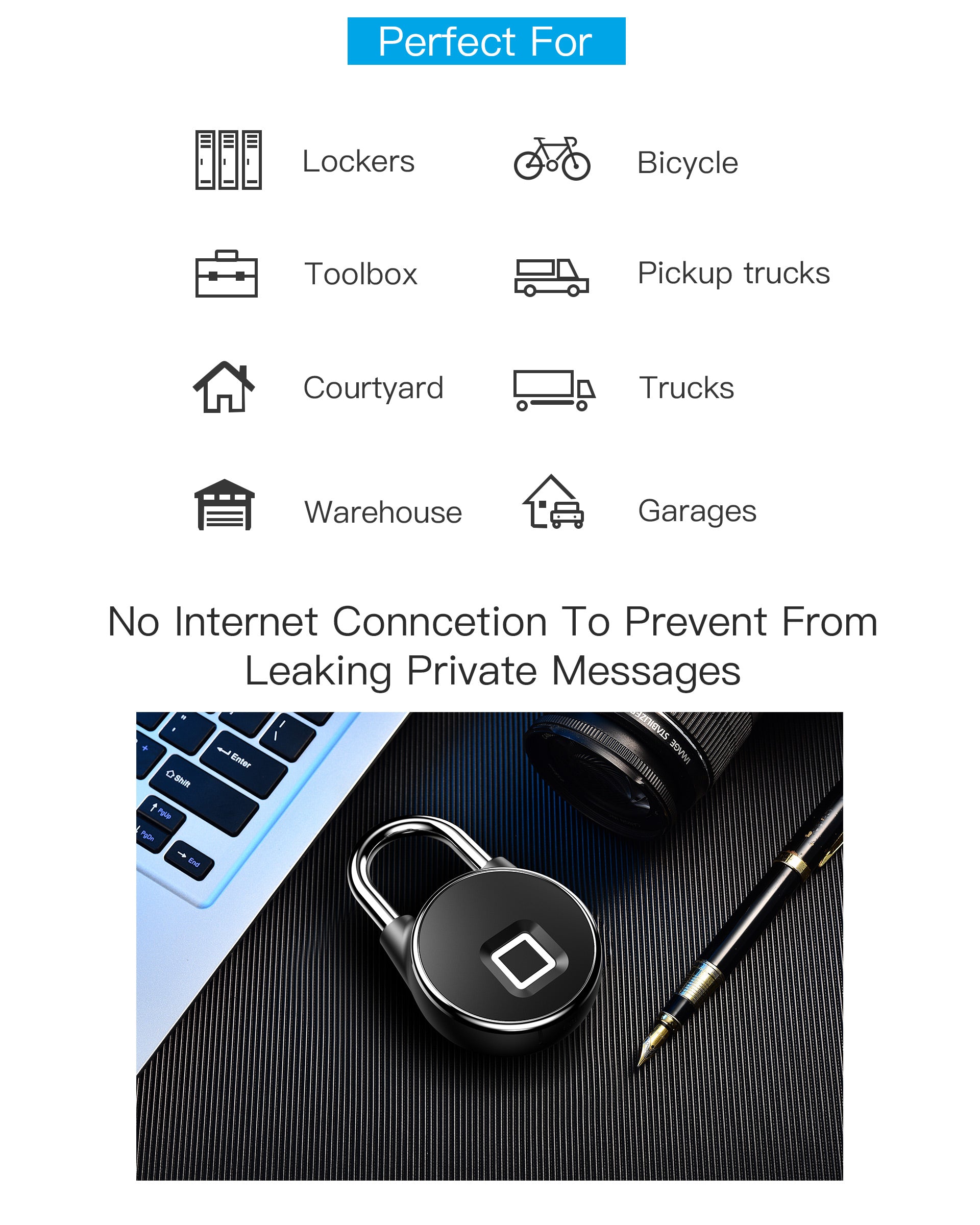 FingerLock® - Portable bluetooth Smart Lock