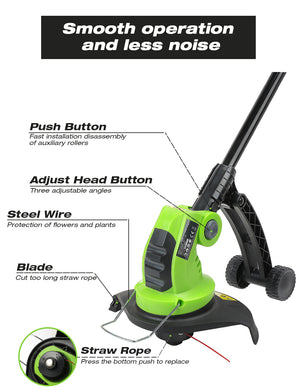 GrassTrim® - Cordless Grass Trimmer