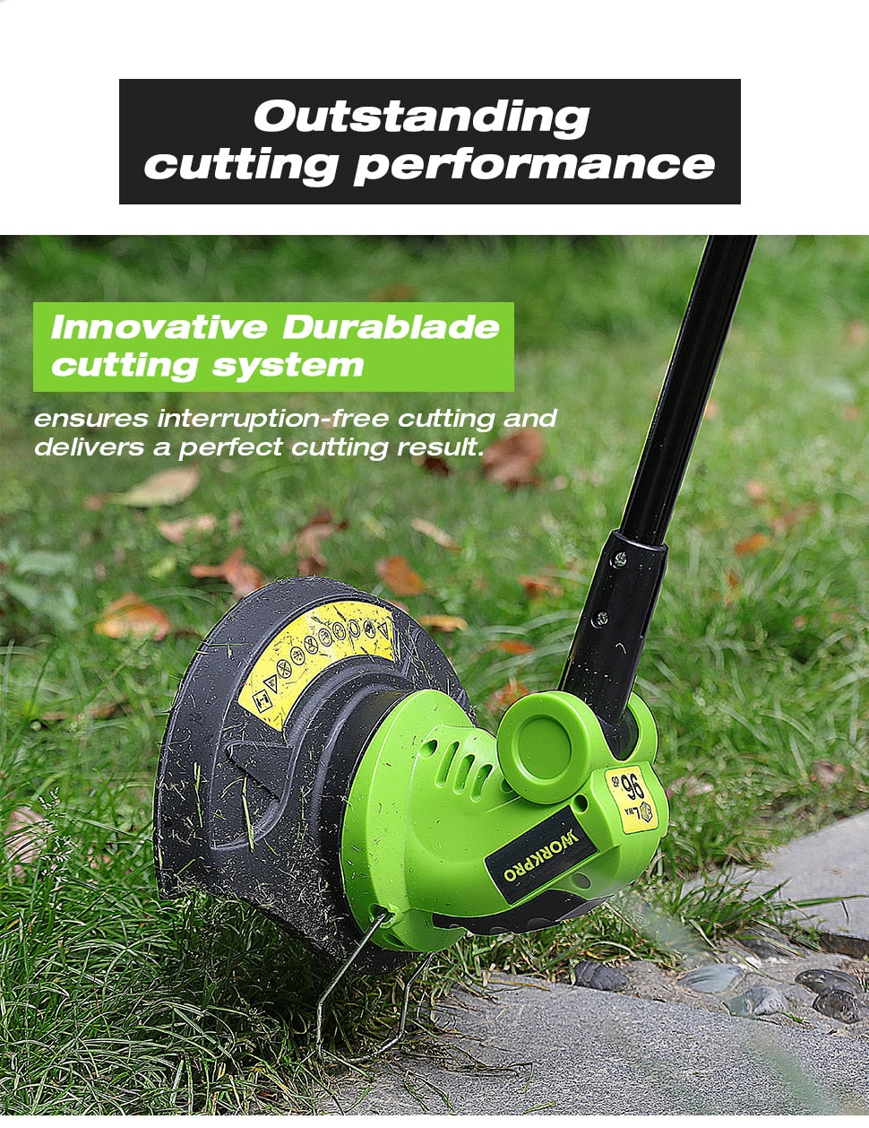 GrassTrim® - Cordless Grass Trimmer