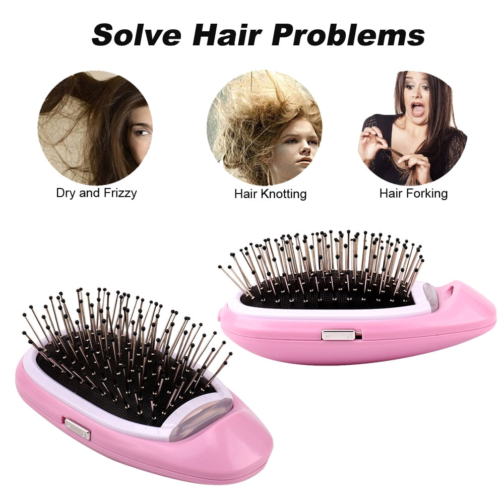 Portable Ionic Hair Brush