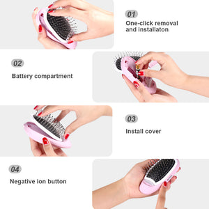 Portable Ionic Hair Brush