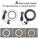 SelfieRing6® - 6" Selfie Ring Light LED Studio Photography Tripod