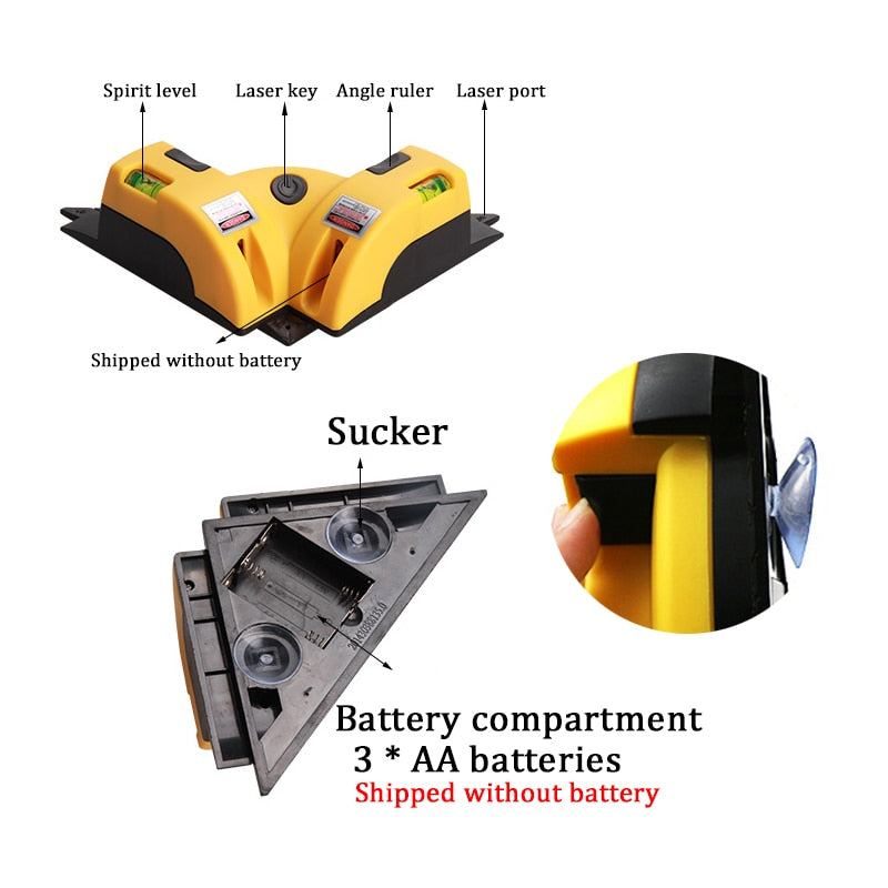 LaserLevel® - 90 Degree Vertical Horizontal Laser Level