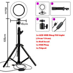 SelfieRing14® - LED Ring Light Photo Studio Camera Light Photography Dimmable Video light for Youtube Makeup Selfie with Tripod Phone Holder