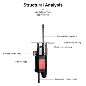 Saw® - Cordless Reciprocating Saw Attachment Wood Metal File Cutting Tool