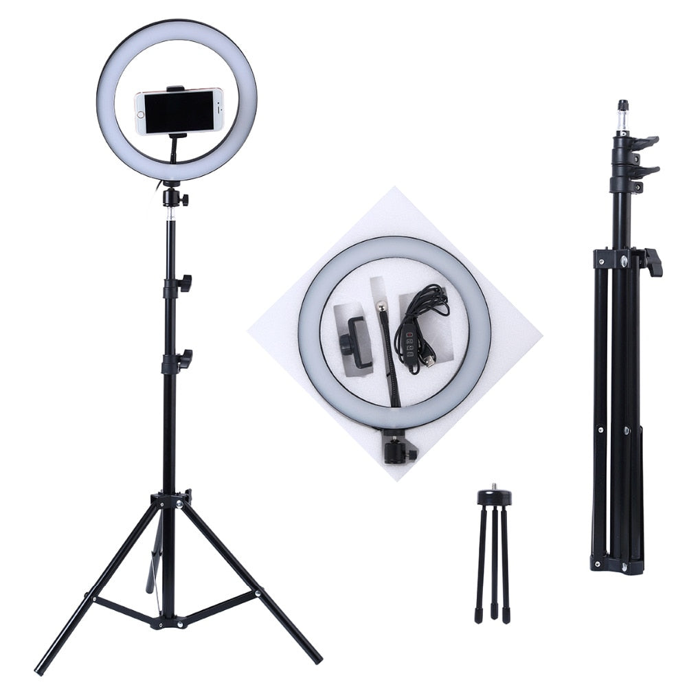 SelfieRing10® - Photography LED Selfie Ring Light 10inch