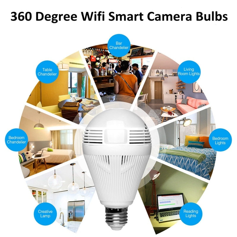 BulbCam® - 360 Degree Wifi LED Light Smart Camera